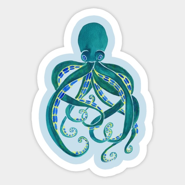 Octopus Sticker by CatCoq